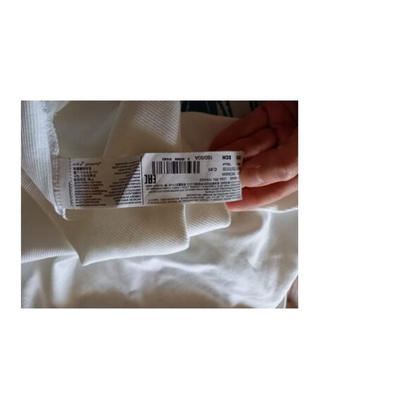 Mango Tshirt Blouse with cross back design_ XXS_ Navy with white stripes - Picture 6 of 7